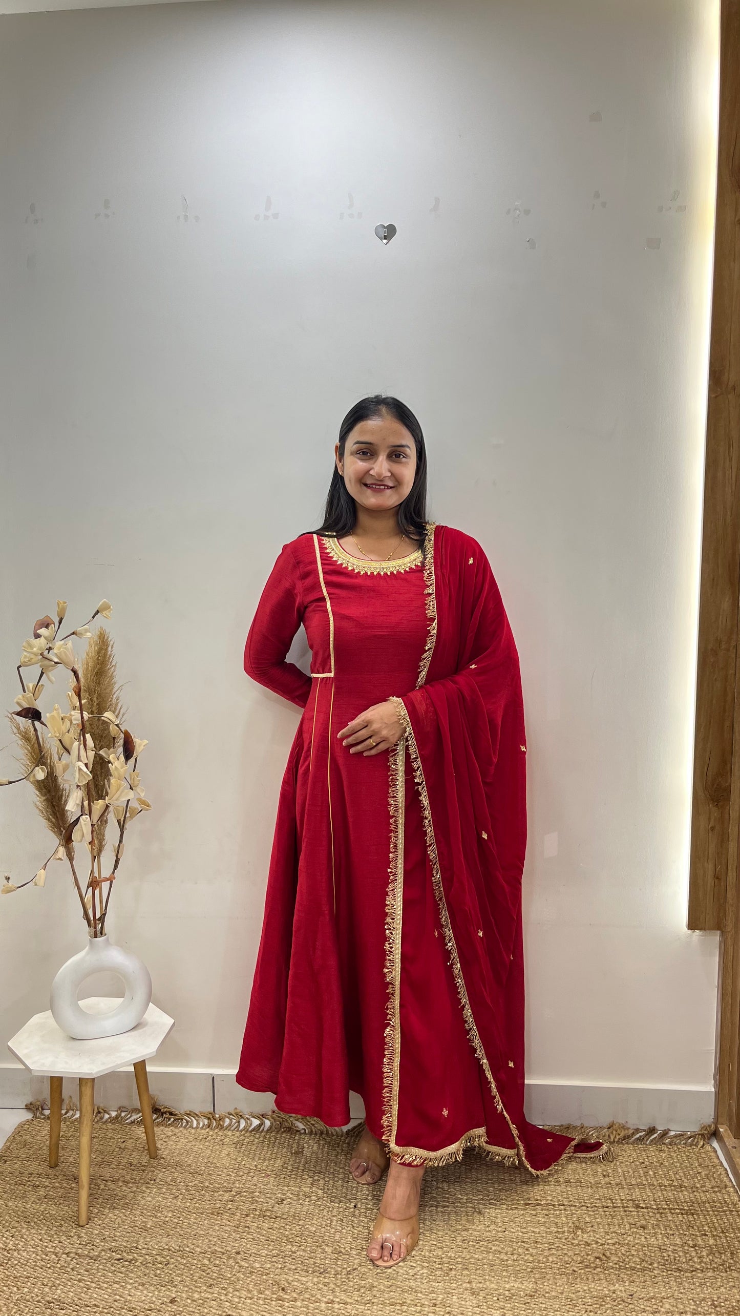 Blood Red Anarkali