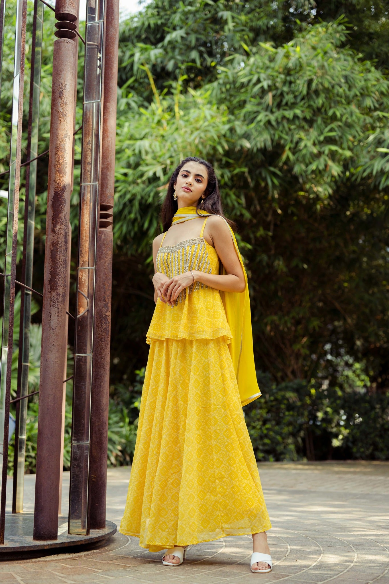 haldi function ke liye beautiful yellow dress design..... latest yellow  dresses!!!! - YouTube